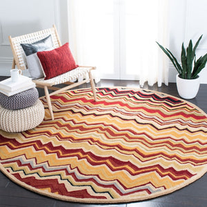 Safavieh Amber Flame Stitch Hand Tufted Wool Rug WYD317B-24