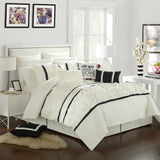 Ashville White King 16pc Comforter Set