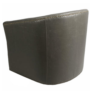 Ernest Bonded Leather Swivel Chair - Elegant Comfort with 360-Degree Rotation, Perfect for Any Space