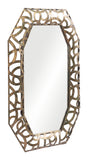 Zuo Modern Kin Steel, MDF, Glass Modern Commercial Grade Mirror Antique Gold Steel, MDF, Glass