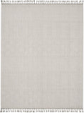 Nourison Elwood ELW06 Modern & Contemporary Machine Made Power-loomed Indoor only Area Rug Grey/Ivory 7'10" x 10'6" 99446885838