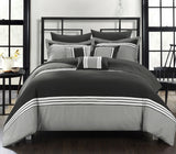 Falcon Black King 10 Piece Comforter Set