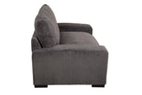 Porter Designs Big Chill Corduroy Contemporary Chair Gray 01-33C-03-2249A