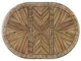 Hooker Furniture Chatelet Traditional-Formal Round Dining Table with One 20'' Leaf in Poplar and Hardwood Solids with Pecan, Walnut and Maple Veneers with a Solid Wood Edge 5350-75203