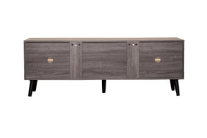 Porter Designs Skagen Mid-Century Modern Modern TV Stand Gray 06-209-10-2317
