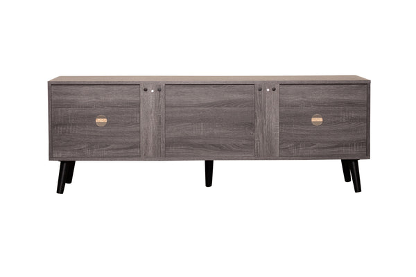 Porter Designs Skagen Mid-Century Modern Modern TV Stand Gray 06-209-10-2317