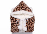 Leopard Brown Hooded Snuggle