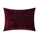 Chyna Burgundy Queen 3pc Comforter Set