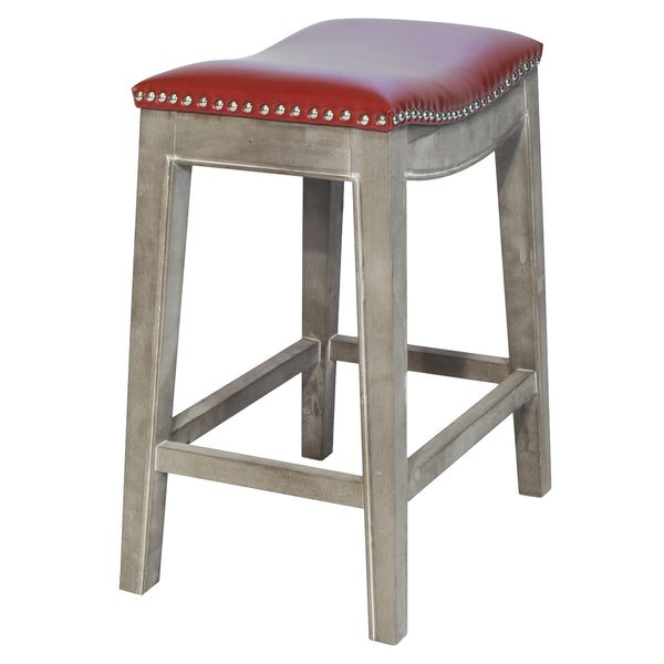 Elmo Contemporary Bonded Leather Counter Stool - Stylish Design for Kitchen Islands and Bars