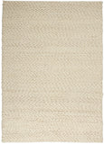 Nourison Calvin Klein Riverstone CK940 Contemporary Handmade Woven Indoor Area Rug Ivory 5'3" x 7'5" 99446755490