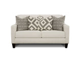 Fusion 3281B Modern & Contemporary loveseat 3281B Sugarshack Glacier Loveseat