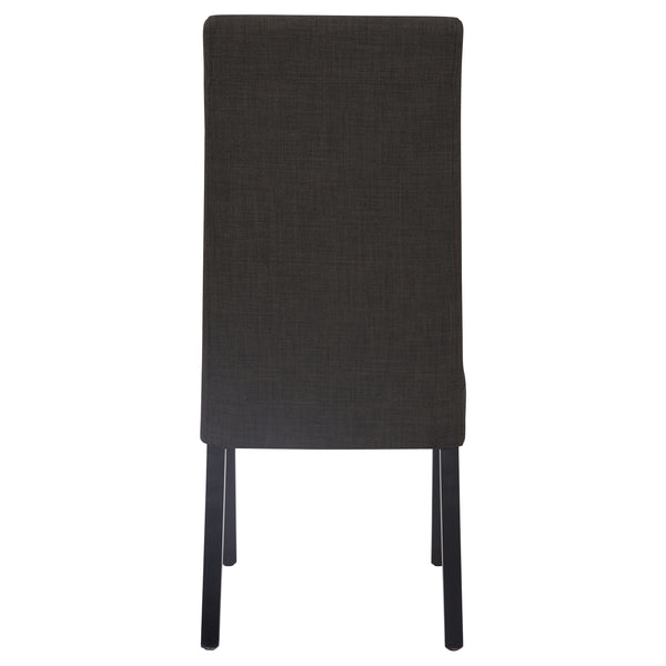 Valencia Fabric Chair Set of 2 - Elegant Parsons Design for Dining Room or Living Space Decor