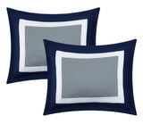 DUKE NAVY KING 10PC COMFORTER SET