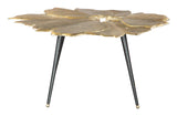 English Elm EE2909 Aluminum Modern Commercial Grade Coffee Table Antique Brass, Black, Gold Aluminum