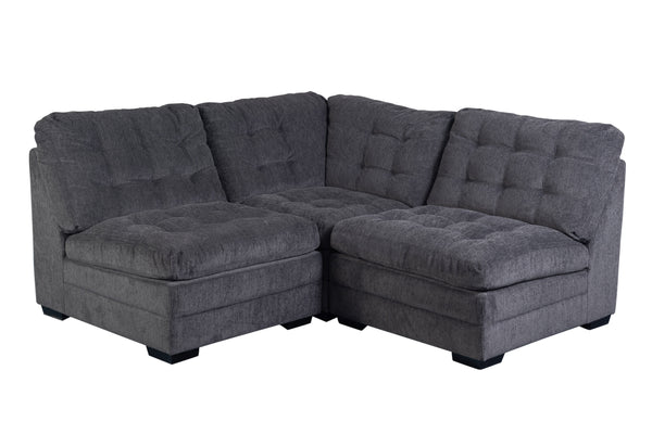 Porter Designs Morrison Contemporary Modular Contemporary Sectional Gray 01-33C-05-2319-KIT