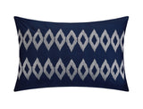 Normani Navy Twin 3pc Duvet Set