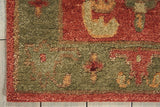 Nourison Tahoe TA01 Handmade Knotted Indoor Area Rug Rust 2'3" x 8' 99446688828