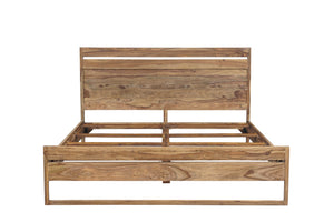 Porter Designs Urban Solid Sheesham Wood King Contemporary Bed Natural 04-117-17-1429-KIT