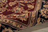 Nourison Nourison 2000 2002 Persian Handmade Tufted Indoor Area Rug Burgundy 2'6" x 12' 99446859761