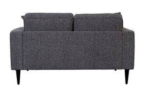Porter Designs Keaton Upholstered Modern Loveseat Gray 01-33C-02-5401