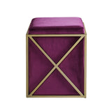 Vana Plum Ottoman