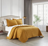 Marling Gold King 3pc Quilt Set