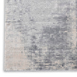 Nourison Rustic Textures RUS02 Painterly Machine Made Power-loomed Indoor Area Rug Blue/Ivory 9'3" x 12'9" 99446476210