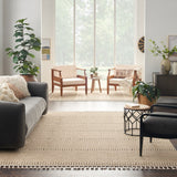 Nourison Elwood ELW06 Modern & Contemporary Machine Made Power-loomed Indoor only Area Rug Mocha 9' x 12'2" 99446886064