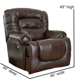 Southern Motion All Star 6244P Transitional  Power Headrest Big Man's Recliner 6244P 906-23