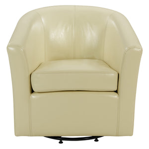 Hayden 360-Degree Swivel Tub Chair – Luxurious Bonded Leather, Sturdy Construction, Fully Assembled