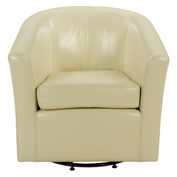 Hayden 360-Degree Swivel Tub Chair – Luxurious Bonded Leather, Sturdy Construction, Fully Assembled