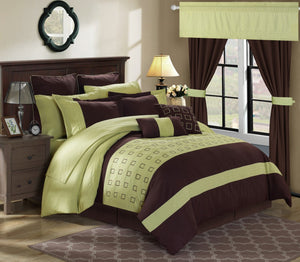 Lorde Green Queen 24pc Comforter Set