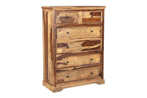 Porter Designs Taos Solid Sheesham Wood Natural Chest Natural 04-196-03-9048N