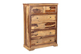 Taos Solid Sheesham Wood Natural Chest