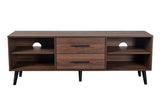 Porter Designs Skagen Mid-Century Modern Modern TV Stand Brown 06-209-10-2316