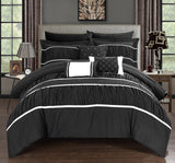 Cheryl Black King 10pc Comforter Set