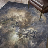 Nourison Le Reve LER07 Artistic Machine Made Tufted Indoor only Area Rug Chocolate/Multicolor 5'3" x 7'3" 99446494740