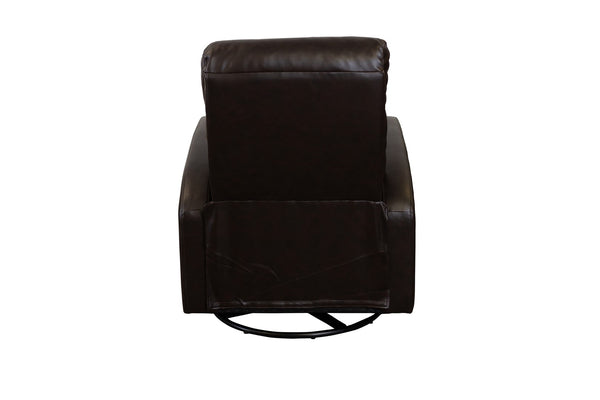 Porter Designs Marshall Swivel Transitional Recliner Brown 03-201C-13-2281