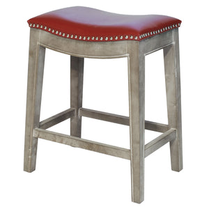 Elmo Contemporary Bonded Leather Counter Stool - Stylish Design for Kitchen Islands and Bars