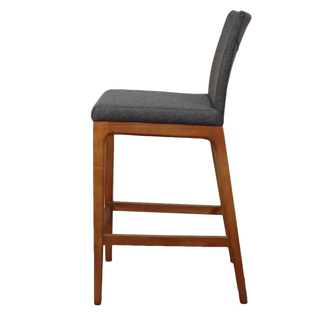 New Pacific Direct Devon Fabric Counter Stool, (Set of 2) 4400013-NS-NPD