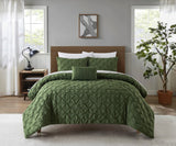 Bradley Green Queen 4pc Comforter Set