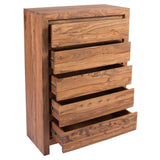 Porter Designs Urban Solid Sheesham Wood Contemporary Chest Natural 04-117-03-1432