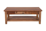 Porter Designs Taos Solid Sheesham Wood Natural Coffee Table Brown 05-196-01-9011H