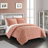 Ryland Blush Queen 3pc Comforter Set