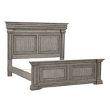 Pulaski Furniture Madison Ridge King Panel Bed in Heritage Taupe P091-BR-K3-PULASKI P091-BR-K3-PULASKI