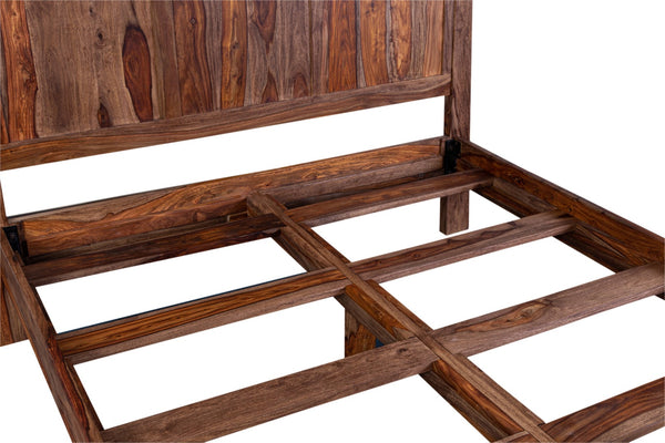 Porter Designs Kalispell Solid Sheesham Wood King Natural Bed Natural 04-116-17-PD101H-KIT