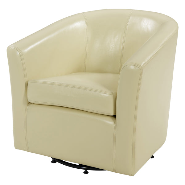 Hayden 360-Degree Swivel Tub Chair – Luxurious Bonded Leather, Sturdy Construction, Fully Assembled