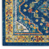 Nourison Allur ALR02 Bohemian Machine Made Power-loomed Indoor only Area Rug Navy Multicolor 9' x 12' 99446837417