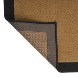 Noble House Troy Indoor/ Outdoor Border 5 x 8 Area Rug, Beige and Black