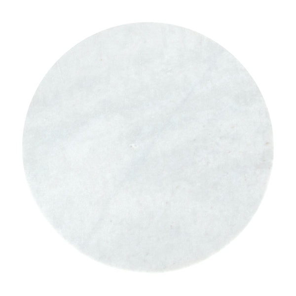 Zuo Modern King Marble, MDF, Aluminum Modern Commercial Grade Side Table White, Antique Bronze Marble, MDF, Aluminum